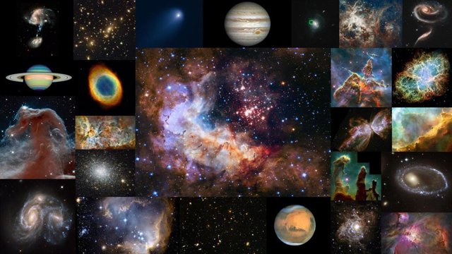 Imágenes tomadas por el telescopio Hubble