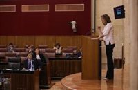Susana Díaz llama a "remar en la misma dirección" frente al coronavirus: "No usemos los remos para golpearnos"