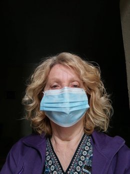 Mascarilla quirúrgica que entrega el Ayuntamiento de La Rinconada (Sevilla)