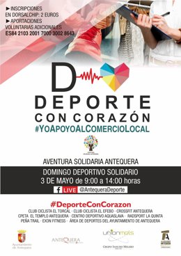 Cartel iniciativa Deporte con corazón