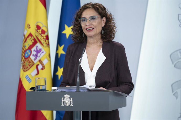 La ministra de Hacienda y portavoz del Gobierno, María Jesús Montero.