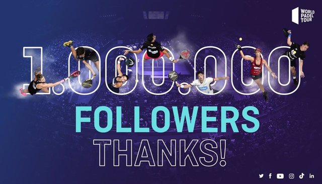 Las redes sociales de World Padel Tour ya suman un millón de seguidores
