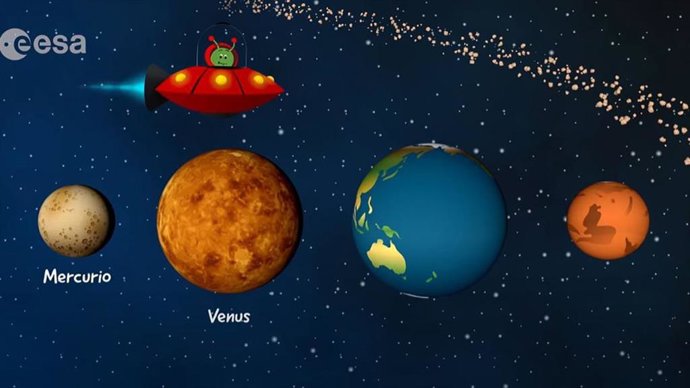 Imagen del contenido de la Agencia Espacial Europea que emitirá CyLTV.