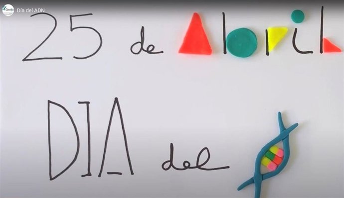 Imagen del vídeo divulgativo del Centro Genyo por el Día Mundial del ADN