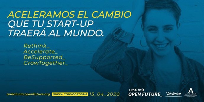 Imagen de la iniciativa Andalucía Open Future de la Consejería de Economía y Telefónica.