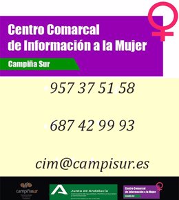 Cartel informativo del CIM Campiña Sur