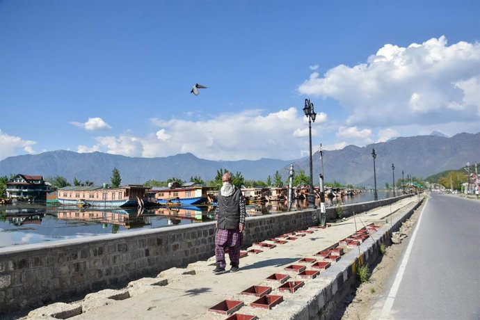 Coronavirus en Srinagar, India. 