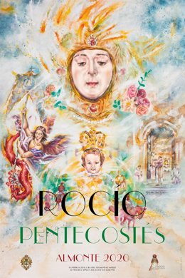Cartel anunciador de la celebración litúrgica de Pentecostés 2020