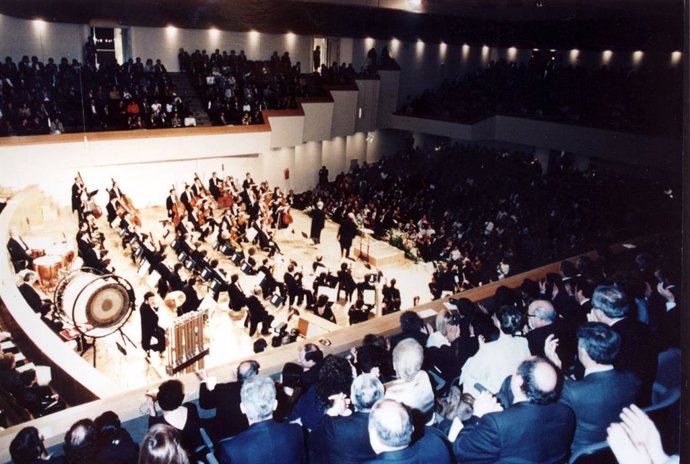 Primer concierto del Palau de la Música, en 1987
