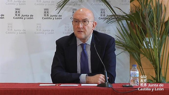 Jesús Julio Carnero en la rueda de prensa telemática de este sábado