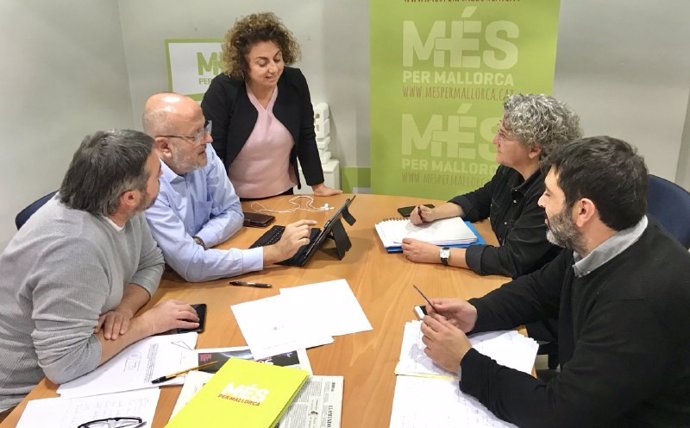 Imagen del grupo parlamentario de MÉS per Mallorca.