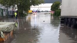 Imagen de las inundaciones causadas por las tormentas de este abril en Valladolid.