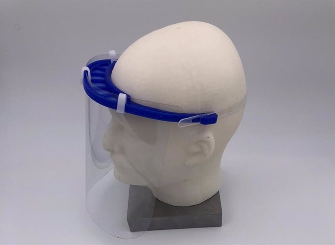 Máscara de protección fabricada por Moldeados de Caucho Íscar (MCI).