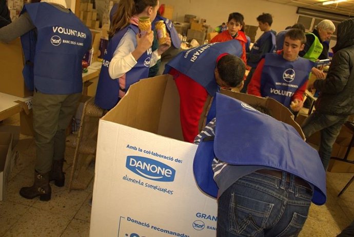 Voluntarios del Banc dels Aliments de Tarragona