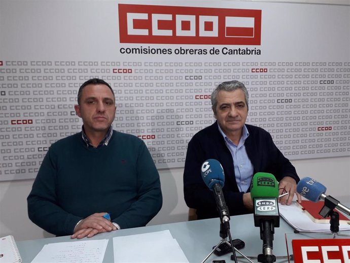 Mariano Carmona y Carlos Sánchez, líderes de UGT y CCOO