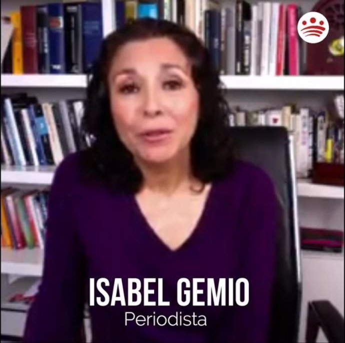 La periodista Isabel Gemio