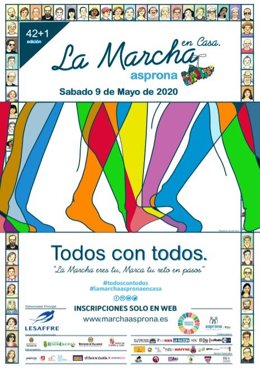 Cartel de la marcha Asprona.