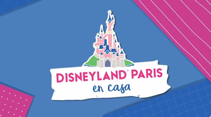 Logo de la plataforma Disneyland Paris en casa
