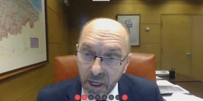 Juan Cofiño, en videoconferencia