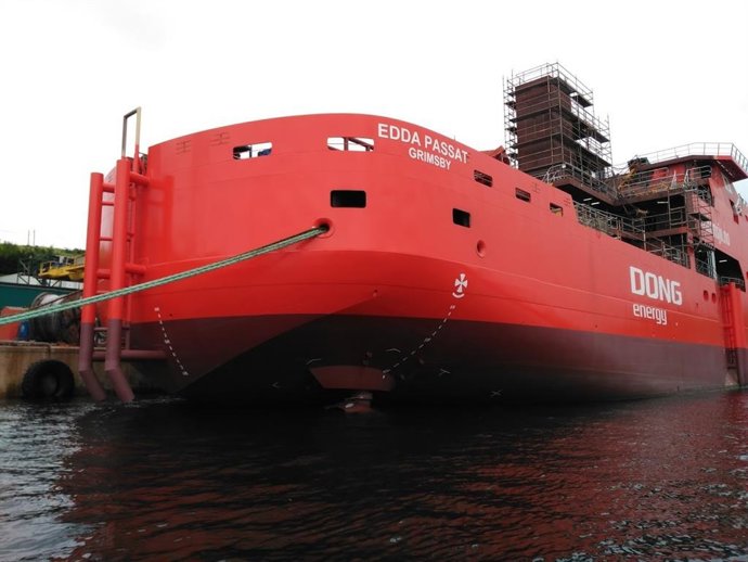 Astillero Gondán en la Ría del Eo.