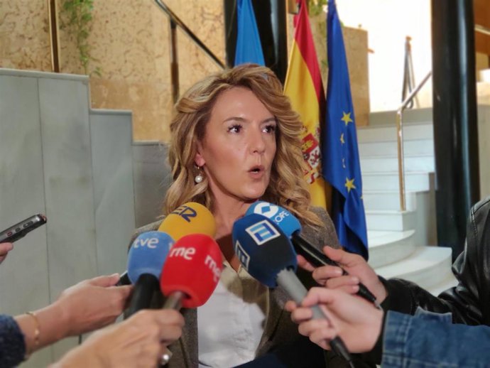 La portavoz del PP en la Junta General, Teresa Mallada