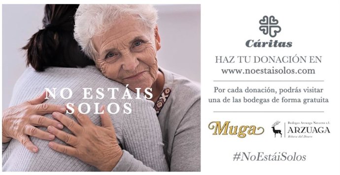 Coronavirus.- Bodegas Arzuaga y Muga se unen en 'No estáis solos' para apoyar a 