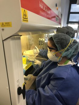 Imagen del robot para la recogida de muestras de COVID-19