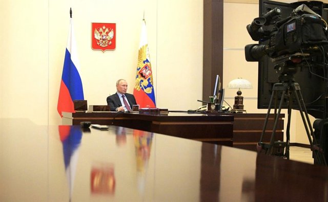 El presidente de Rusia, Vladimir Putin, en el Kremlin