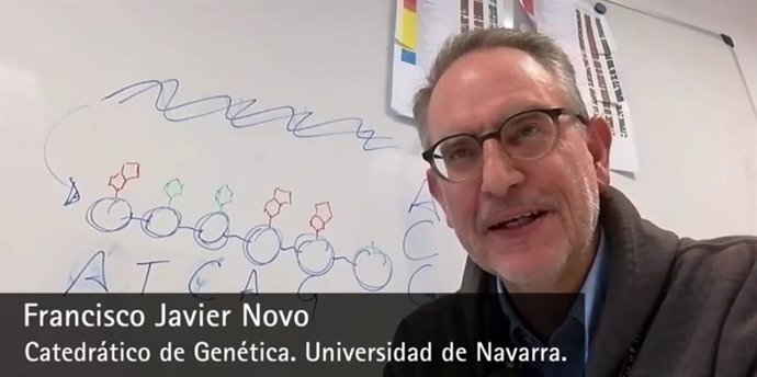 Javier Novo, experto en Genética, explica qué es una mutación en el vídeo del Museo de Ciencias Universidad de Navarra