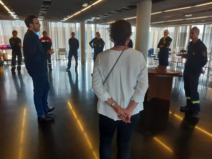 El alcalde y la concejala de Seguridad Ciudadana visitan el parque de Son Malferit