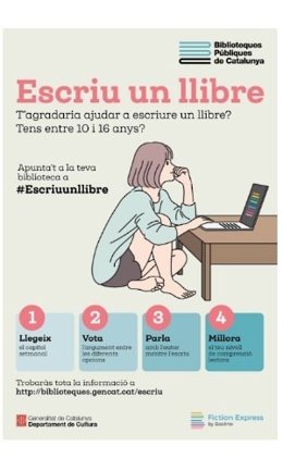 Proyecto 'Escriu un llibre' de las bibliotecas públicas catalanas