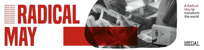 Cartel de 'Radical May', el nuevo festival literario y virtual de proyección internacional