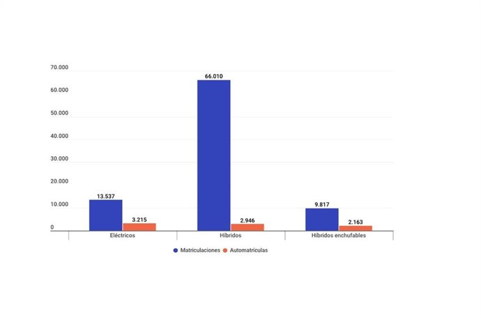 Previsiones de matriculaciones de modelos sostenibles.