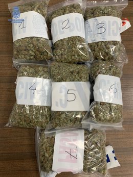 Sustancia incautada en la operación.