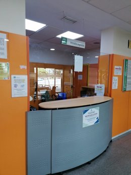 Mampara en el Área de Urgencias del Hospital San Agustín