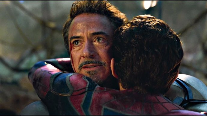 Iron Man y Spider-Man en Vengadores: Enddgame