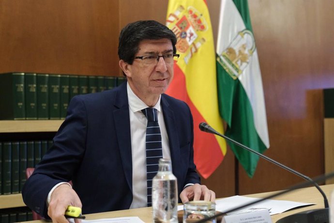 El vicepresidente de la Junta de Andalucía, Juan Marín, en una imagen de archivo