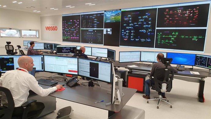 Centro de control de la red eléctrica de Viesgo