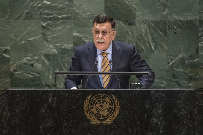 El primer ministro del gobierno de unidad de Libia, Fayez Serraj