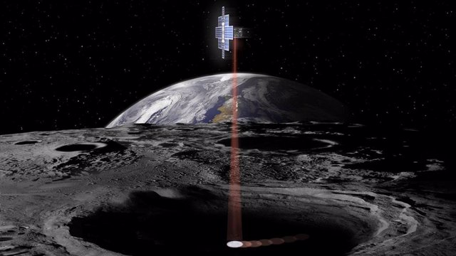 Recreación de la misión Flashlight en la superficie lunar