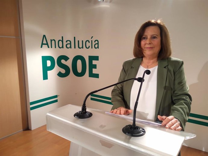 La parlamentaria andaluza del PSOE María José Sánchez Rubio