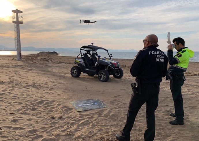 Policía Local de Dénia con drones.