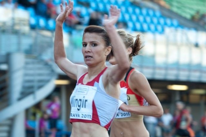 La atleta turca Gülcan Mingir
