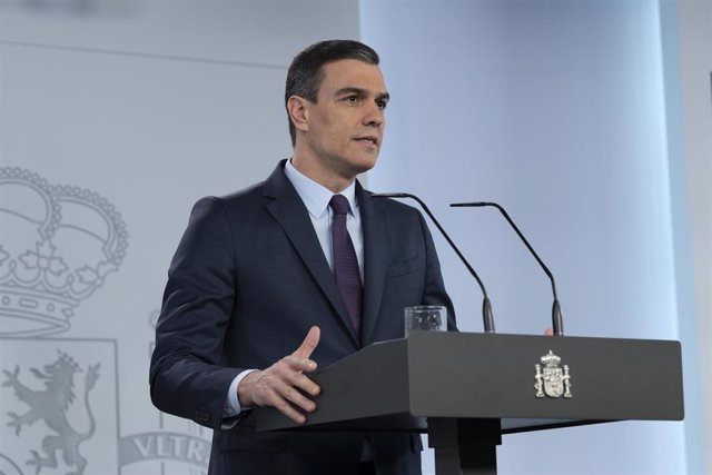 Comparecencia del presidente del Gobierno, Pedro Sánchez.