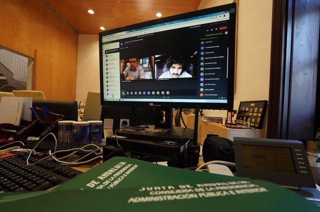 Videoconferencia de la Junta de Andalucía con el sector taurino