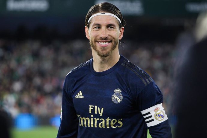 El capitán del Real Madrid Sergio Ramos