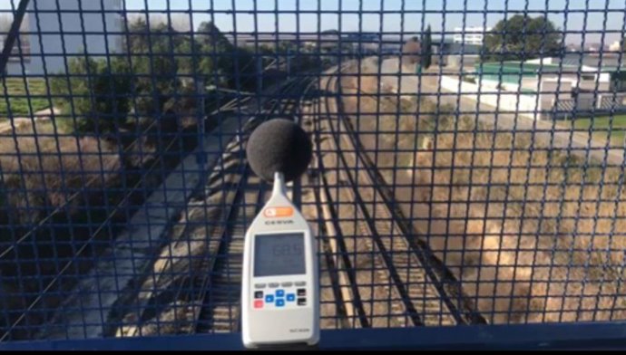 Medidor de la presión acústica.