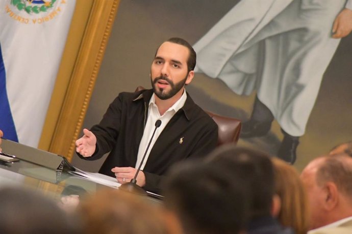 El presidente de El Salvador, Nayib Bukele