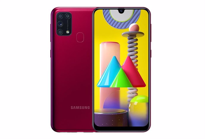 Samsung Galaxy M31 en color rojo