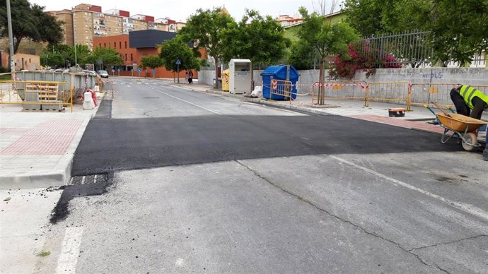 Obras en pasos de peatones de la zona de Carretera de Cádiz